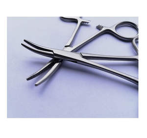 Pinzas Halstead Mosquito Kelly, Instrumentos Veterinarios, Pinzas Arteriales Spencer Wells 125mm 140mm 160mm 180mm Stride de Surgiright - Product Image 1