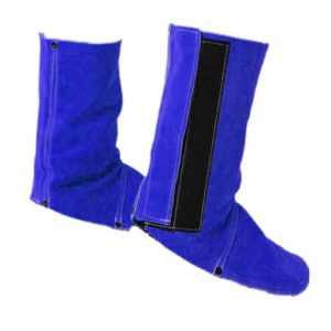 Protège-chaussures de soudage en cuir de vachette pleine fleur de qualité supérieure, gaine de sécurité pour la protection des mains contre les étincelles industrielles et la lutte contre les incendies - Product Image 2