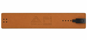 13MM Heavy Duty Pro <b>Leather</b> Sporty Lifting Belt Customizable Length Cowhide Steel Blue Genuine <b>Leather</b> Adjustable Plate Buckle - Product Image 6