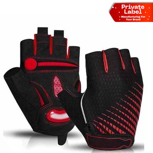 Gants de cyclisme en microfibre véritable, respirants avec dos en maille aérée, équipement haut de gamme, gants de vélo avec grip en silicone texturé pour la conduite décontractée - Product Image 1