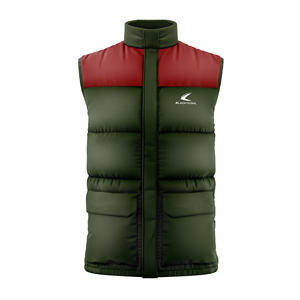 Chaquetas personalizadas de lujo para los hombres pesados de moda personalizada climatizada al por mayor Gilet chaqueta hombres ropa Puffer/a prueba de viento - Product Image 3