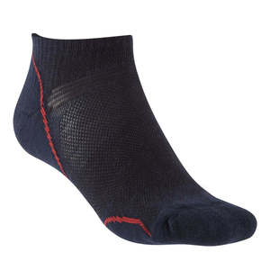 Men's <b>Ankle</b> <b>Socks</b> Breathable Knitted Sport <b>Socks</b> Summer Thin Spandex Polyester Solid Color Red Trim - Product Image 3