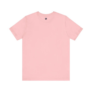 T-shirt à manches courtes en coton uni noir pour homme, coupe classique, col rond, jersey décontracté, couleur unie - Product Image 2