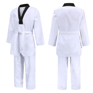 Uniforme de karaté en coton de haute qualité pour hommes, meilleur design, logo personnalisé, vente en gros, service OEM disponible pour les vêtements d'arts martiaux - Product Image 5