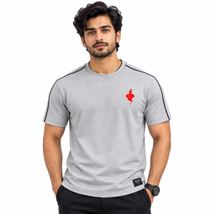 T-shirt pour homme fabriqué avec un matériau léger et respirant, tissu doux, coupe confortable, coutures solides et finitions durables - Product Image 1