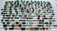 Pierres précieuses naturelles multi-tourmalines Aligemstones certifiées IGI, formes variées pour la fabrication de bijoux, prix d'usine en gros
