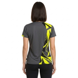 เสื้อยืดลำลองผู้หญิงทรงเข้ารูป ผ้าฝ้าย 100% และโพลีเอสเตอร์ พร้อมโลโก้สั่งทำ เสื้อยืดใส่หน้าร้อน ดีไซน์ใหม่ - Product Image 4