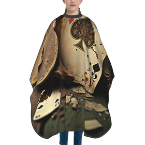 Cape de Coiffure pour Enfants Qualité Supérieure Usage Professionnel Légère Imperméable Tissu Vente en Gros Personnalisation de Marque 2026 - Product Image 1