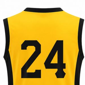 Tenue de basketball jaune pour hommes : Maillot et short légers, ensemble athlétique respirant pour l'entraînement et les matchs - Product Image 4