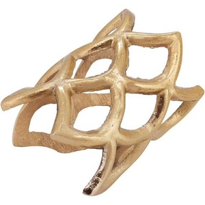 Anneau de serviette rétro en métal ajouré, bronze antique, décor de table géométrique pour mariage et dîner - Product Image 5