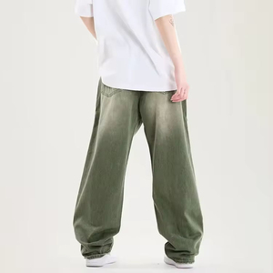 Pantalones vaqueros de hombre de calidad premium, pantalones de mezclilla de algodón, diseño personalizado, ropa urbana de moda, fabricante mayorista OEM - Product Image 6