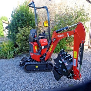 Potente Excavadora Kubota U10-5 para Trabajos de Drenaje, Cavar Trenzas para Cables y Renovación de Jardines con Capacidades de Excavación Confiables - Product Image 5
