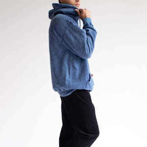 เสื้อฮู้ดดี้ผู้ชายไซส์ใหญ่ คุณภาพพรีเมียม สกรีนโลโก้ได้ตามต้องการ สไตล์ลำลอง สตรีทแวร์ ทรงหลวม ดีไซน์สวมใส่สบาย - Product Image 3