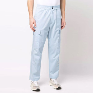 Pantalons cargo pour hommes en marque privée à vendre, pantalons cargo pour hommes de couleur unie, pantalons cargo multi-poches - Product Image 6