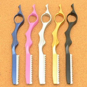 High Quality Stainless Steel <b>Razors</b> <b>Single</b> <b>Blade</b> Men's Daily Shaving Barber <b>Razors</b> With Plastic Handle - Product Image 2