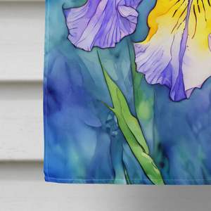 Tennessee Iris acuarela Casa Grande bandera Multicolor porche manga poste decorativo patio Banner pared colgante poliéster ilustraciones - Product Image 4