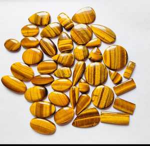 Wholesale Bulk Natural Multi <b>Tiger</b> <b>Eye</b> Cabochon Flatback Gemstones for Fine Jewelry Crafts MAHNAJ GEMS - Product Image 3