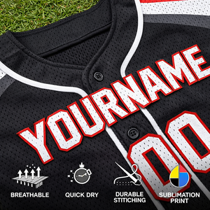 Camiseta de Béisbol Personalizada para Equipos Escolares, Manga Corta, Secado Rápido, Transpirable, 100% Poliéster, Nombre y Número del Jugador Sublimados - Product Image 3