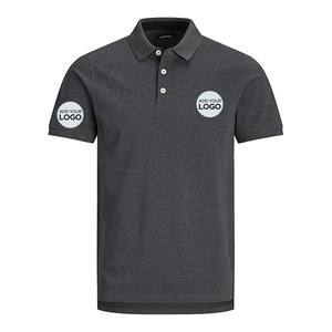 Añade tu propio texto: Camisetas Polo de Manga Corta a Rayas para Hombre - Product Image 4