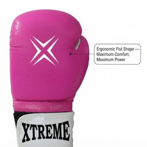 Guantes de boxeo profesionales, guantes de entrenamiento, guantes deportivos de cuero con cierre de velcro, equipo de boxeo, guantes deportivos para entrenamiento - Product Image 3