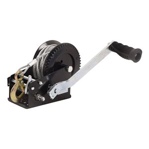 Heavy Duty <b>Manual</b> Ratchet <b>Winch</b> for Boat Trailers ATV/UTV/Marine Steel Cable <b>Winch</b> with Hook Hand Operated <b>Winch</b> - Product Image 6