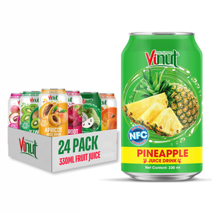 VINUT 330ml sans sucre boisson de jus d'ananas OEM/ODM Vietnam fabricant échantillon gratuit prix d'usine de marque privée - Product Image 1