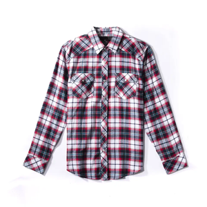 Chemise en flanelle à carreaux vert forêt pour homme, en coton tissé, double poche, respirante, confortable, chemise décontractée - Product Image 5