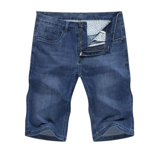 New Design Best Selling 100% Cotton Denim <b>Shorts</b> for Adults <b>Men</b> Breathable <b>Quick</b> <b>Dry</b> Comfortable Casual Wear Plain Design - Product Image 1
