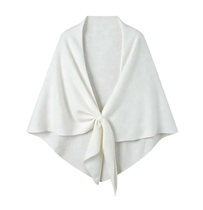 Autumn Winter Large Women's <b>Knitted</b> Shawl Warm Neck Warmer <b>Cape</b> Dual-Use <b>Knitted</b> Scarf for Outerwear - Product Image 1