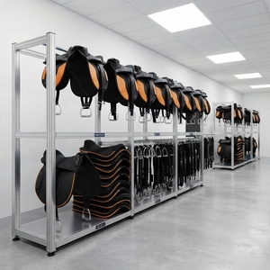 Silla de Montar Inglesa de Alta Calidad con Cuero PU y Estructura de Plástico para Entrenamiento de Caballos y Actividades de Ocio - Product Image 5