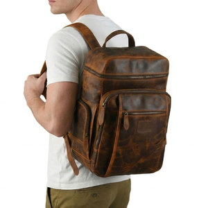 Mochilas de Cuero Genuino de la Mejor Calidad, Bolsos de Cuero Totalmente Personalizados Más Vendidos, Nuevas Mochilas de Cuero de Diseño Personalizado a la Moda - Product Image 2