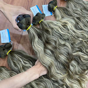 Articles les plus vendus Extensions de cheveux de trame de machine ondulée naturelle Piano 100% cheveux humains vierges Remy de haute qualité - Product Image 5