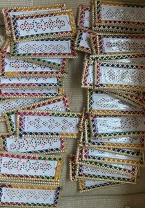 Conjunto de Bindi Festivo Moderno Hecho a Mano con Borde de Gota Multicolor en Latón, Ecológico y Hecho a Mano para Uso Doméstico - Product Image 2