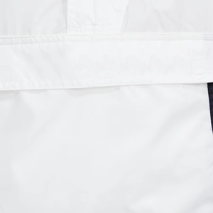 Chaqueta Cortavientos con Capucha y Cierre de Cremallera para Hombre, Diseño Color Block, Blanca y Azul Marino, Ligera, Deportiva, para Actividades al Aire Libre, con Bolsillos - Product Image 2