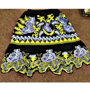 New Polynesian Printed Embroidered Satin <b>Skirts</b> Customized High Quality Women's Ankle-Length Elegant <b>Skirt</b> - Product Image 6