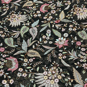 Tela de encaje bordada con patrón cuadrado al por mayor, material de malla con lentejuelas de colores para vestidos de fiesta y moda nupcial - Product Image 1