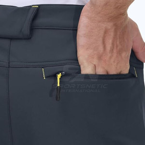 Vêtements de randonnée confortables pour l'extérieur avec un design en tissu flexible, pantalon softshell pour l'aventure, pantalon softshell - Product Image 5