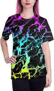 T-shirts unisexes à manches courtes 100% polyester, impression par sublimation, t-shirts vierges tricotés de haute qualité, prix abordable - Product Image 3
