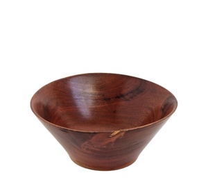 Tazón de Madera Ecológico para Servir, Plato de Madera Maciza Hecho a Mano para el Hogar, Vajilla para la Mesa de la Cocina - Product Image 3
