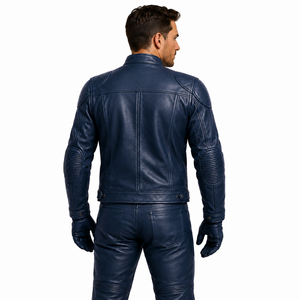 Plus size <b>men</b> women genuine cowhide leather motorcycle riding suit racing <b>biker</b> <b>jacket</b> pants gloves track street protective gear - Product Image 2