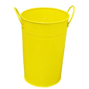 Jardinières en métal en forme de panier, grand et unique, pour décoration intérieure et extérieure de la maison, Pots de fleurs pour jardin, pépinière, petit - Product Image 1