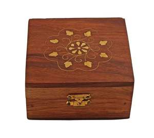 Wooden Eco-Friendly Rectangle Modern Handmade Jewelry Organizer <b>Box</b> <b>for</b> Women Intricate <b>Decorative</b> Jewelry <b>Storage</b> Case Rings - Product Image 6