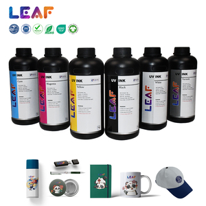 Lá bán buôn Cmyk trắng cao cấp <span class=keywords><strong>UV</strong></span> Mực in phun kỹ thuật số in phun <span class=keywords><strong>UV</strong></span> mực cho xp600 i1600 i3200 <span class=keywords><strong>UV</strong></span> mực - Product Image 1