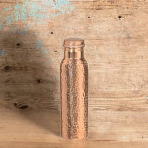 Botella de Agua de Cobre Hecha a Mano Tradicional para Desintoxicación Natural y Bienestar, Diseño Duradero a Prueba de Fugas para Oficina, Yoga y Viajes - Product Image 2