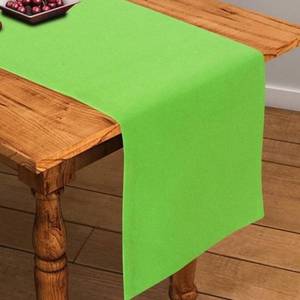 Nuevos Caminos de Mesa Personalizables de Estilo Wabi-Sabi con Estampado de Hojas y Flores en Algodón y Lino, Tejidos con Borlas - Product Image 2