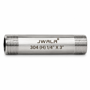 Raccord de tuyauterie fileté en acier inoxydable de 3 pouces de diamètre 1/4 pouce, grade 304, pour plomberie industrielle - Product Image 2