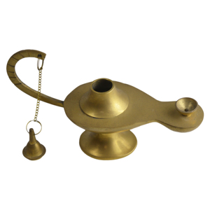 Brass Genie Lamp <b>Incense</b> Burner Indoor Home Decor Pure Brass <b>Incense</b> Holder Natural Fragrance Custom Design Bulk Price - Product Image 2