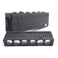 Feux de calandre de voiture à 6 lentilles 150W 6500K, lampe de conduite tout-terrain étanche pour camion, SUV, pick-up 4x4