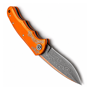 Cuchillo de Hoja Fija Hecho a Mano SHARP POINT TRADES, Estilo Sheepsfoot, Borde Recto, Mango de Cuero, Grado Industrial, Grosor de 0.5mm, TST-A-621 - Product Image 3