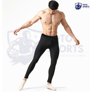 Custom Logo New Arrival Top Trendy Best Service High Performance Breathable Fitness Wear Breathable <b>Men</b> Compression <b>Trouser</b> - Product Image 5